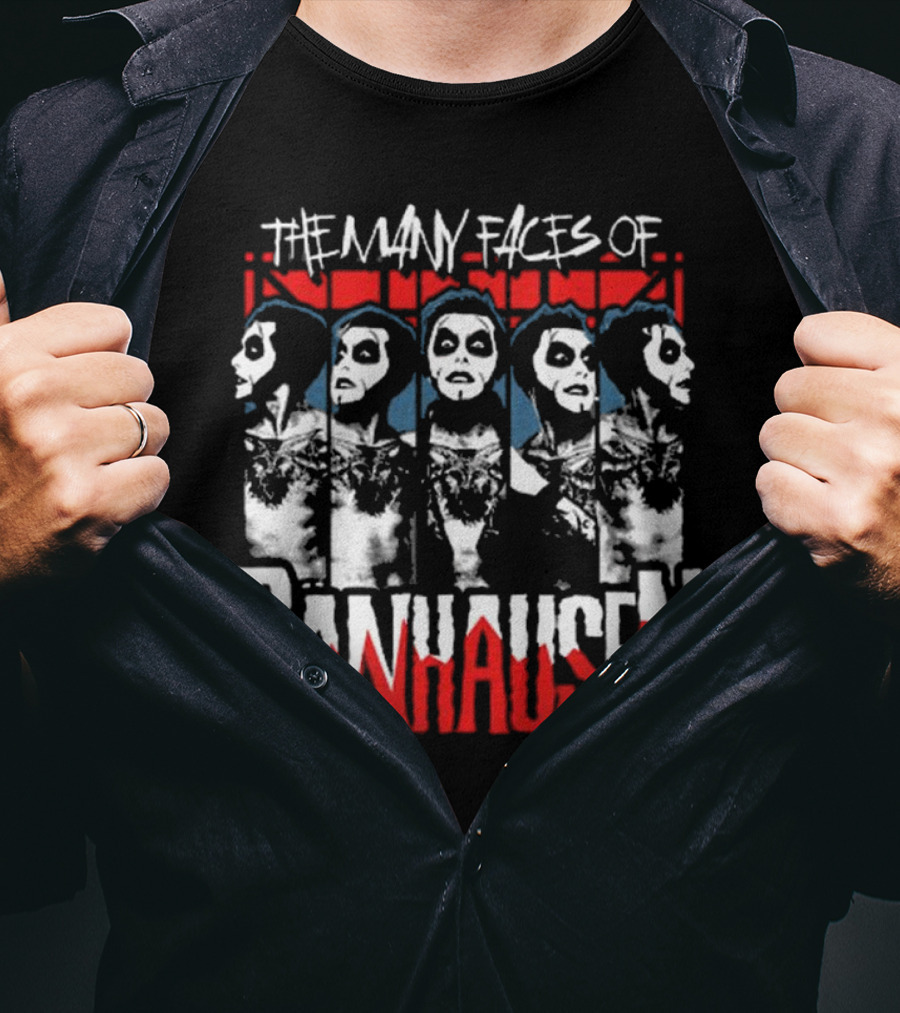 Danhausen – The Many Faces Of Danhausen T-Shirt