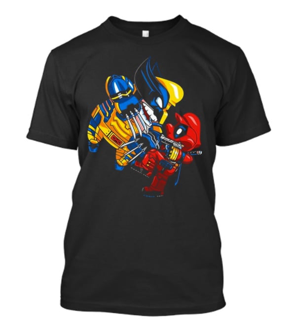 Deadplumber And Warverine Mashup Battle T-Shirt