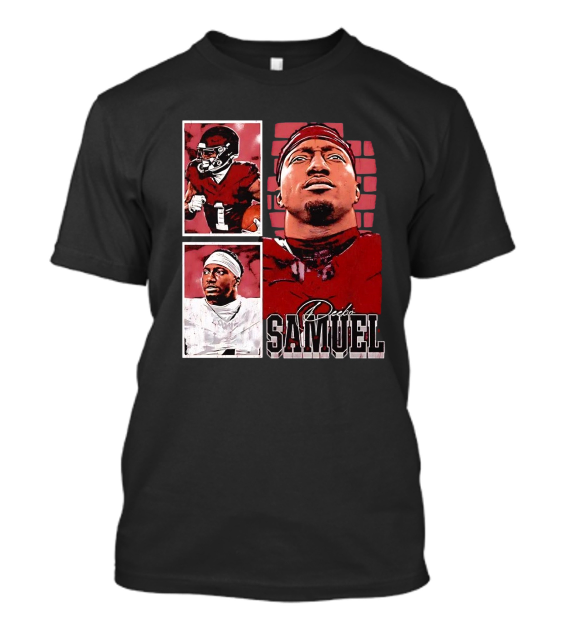 Deebo Samuel Washington Commanders NFLPA Football Signature Vintage T-Shirt