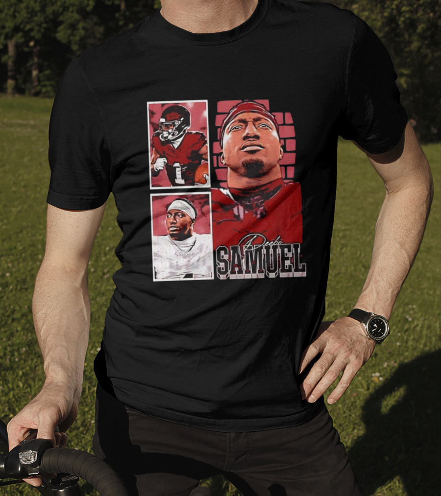 Deebo Samuel Washington Commanders NFLPA Football Signature Vintage T-Shirt