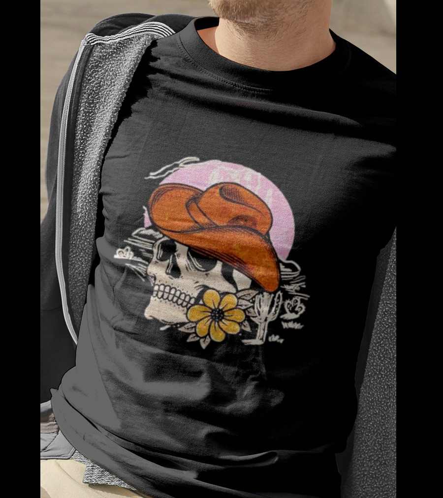 Desert Skeleton Western T-Shirt