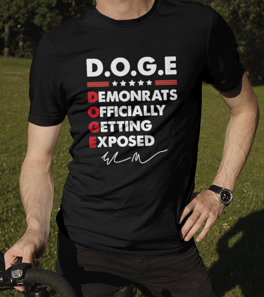 Doge Department Of Government Efficiency Signature T-Shirt