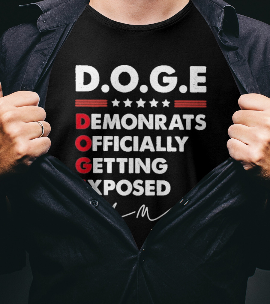 Doge Department Of Government Efficiency Signature T-Shirt