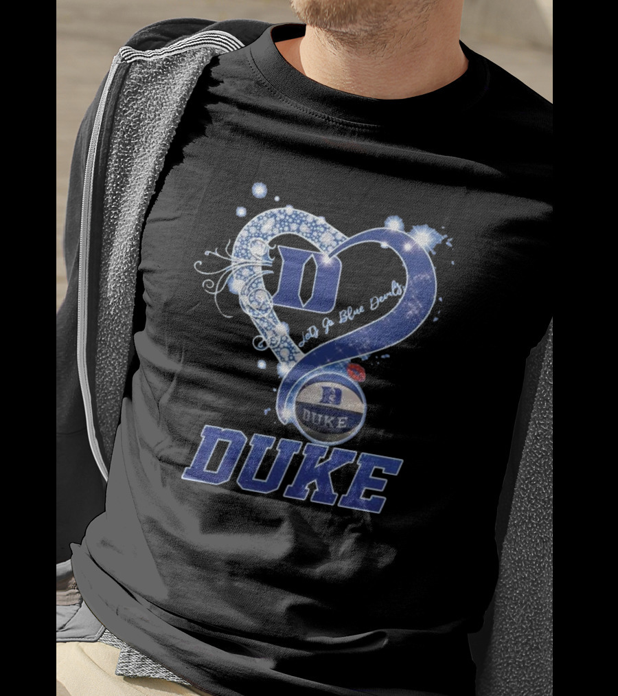 Diamond Heart Let’s Go Duke Blue Devils 2025 T-Shirt