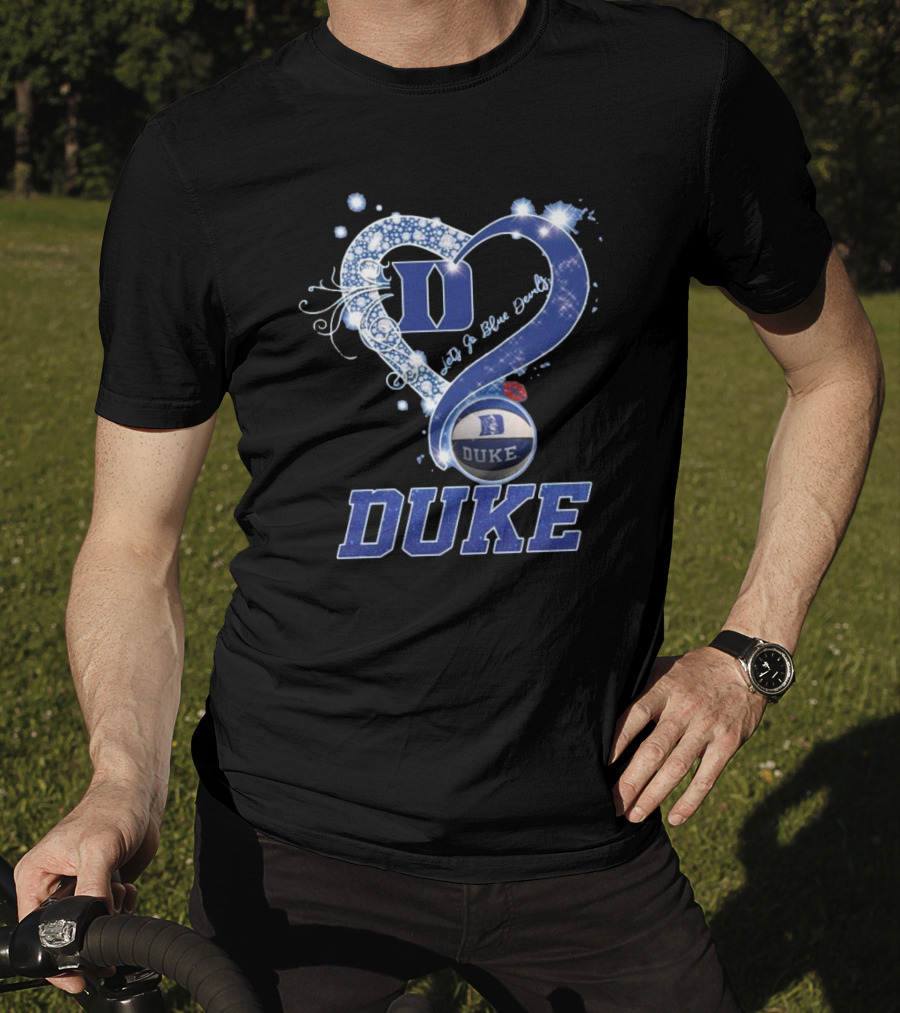 Diamond Heart Let’s Go Duke Blue Devils 2025 T-Shirt