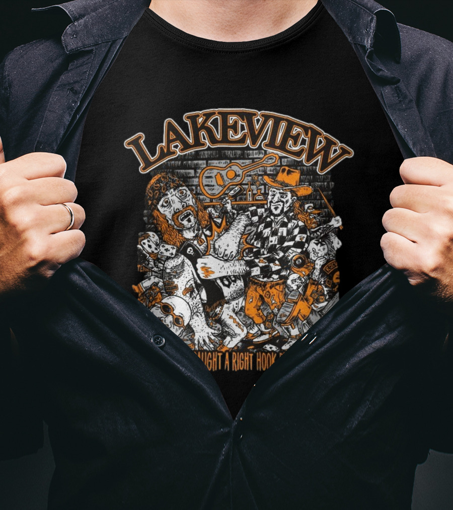 Down Right Lakeview Bar Fight T-Shirt