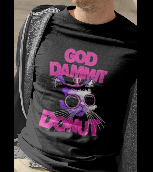 Dungeon Crawler Carl God Dammit Donut T-Shirt