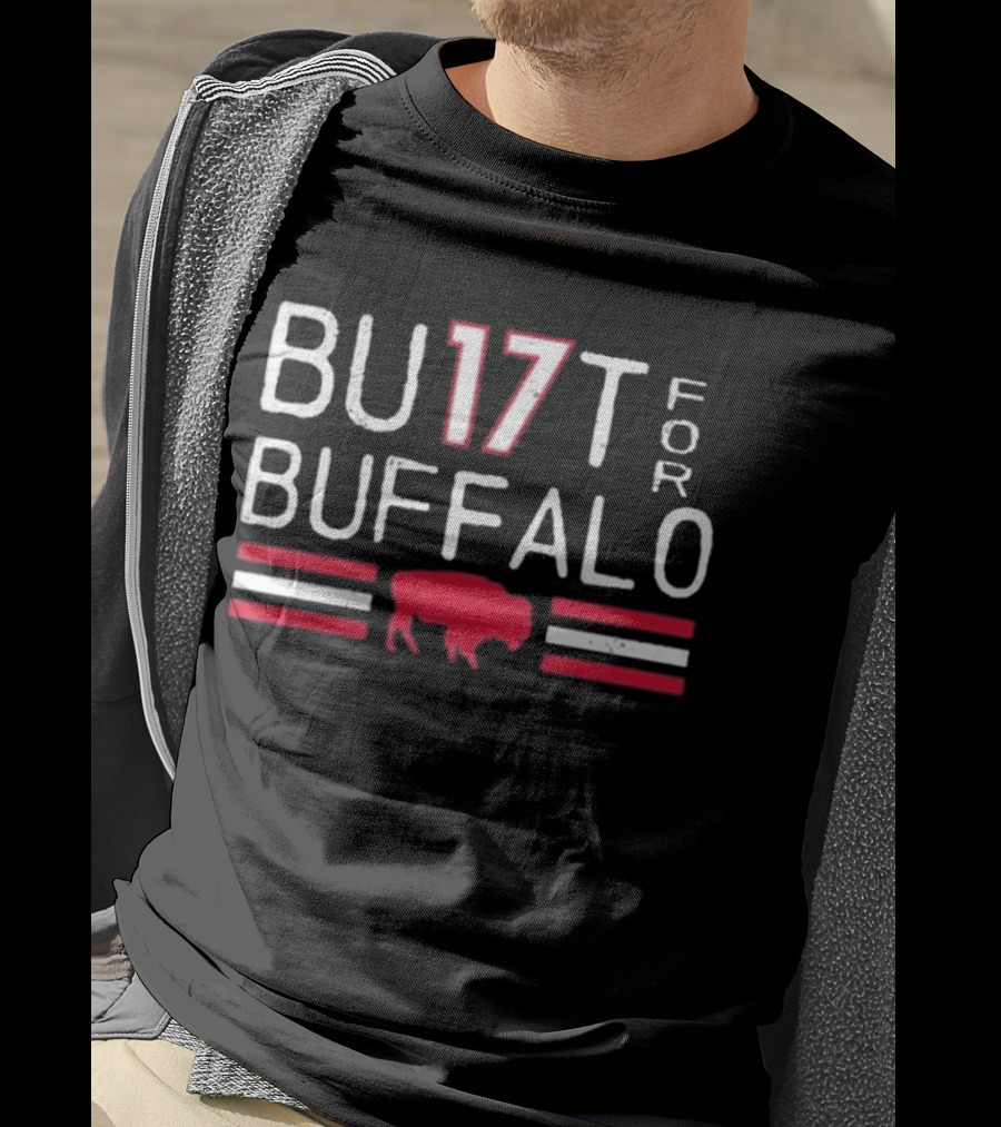 Eric Wood Wearing Bu17t For Buffalo Built For Buffalo T-Shirt