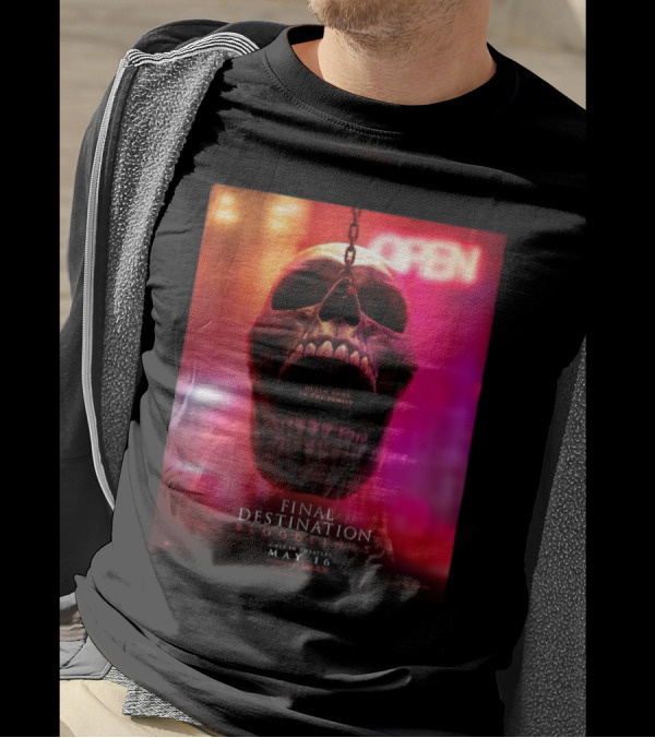 Final Destination Bloodlines First In Theaters On May 16 2025 Death Runs In The Family T-Shirt