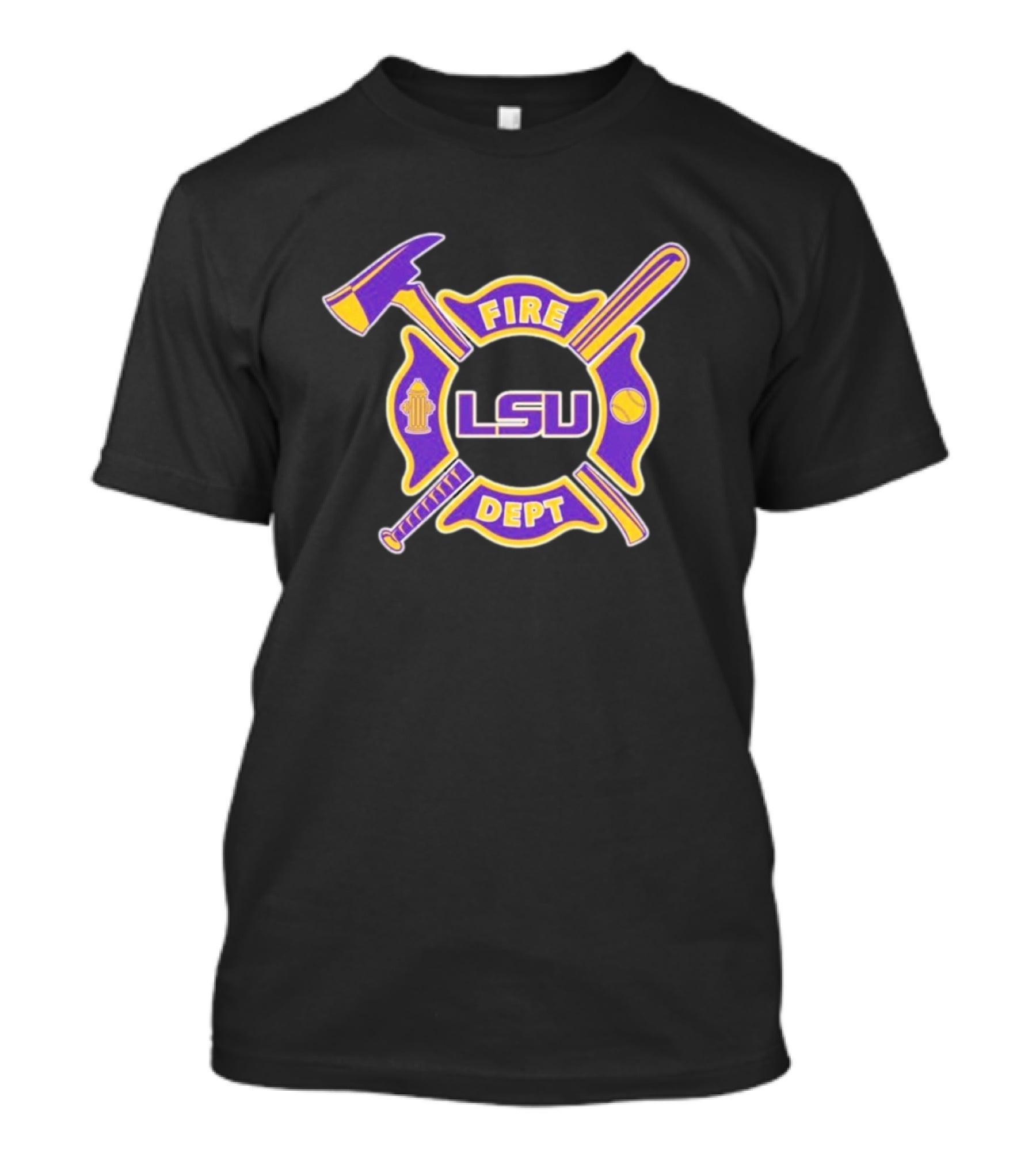 Fire Dept X LSU Tigers T-Shirt