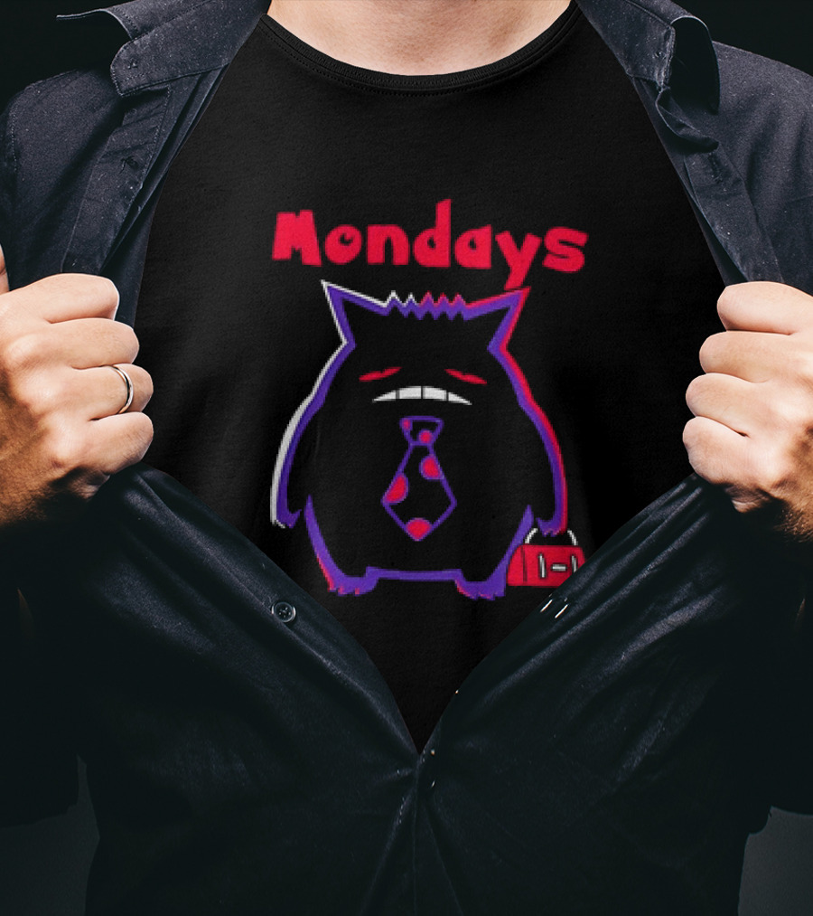 Even Gengar Hates Mondays T-Shirt
