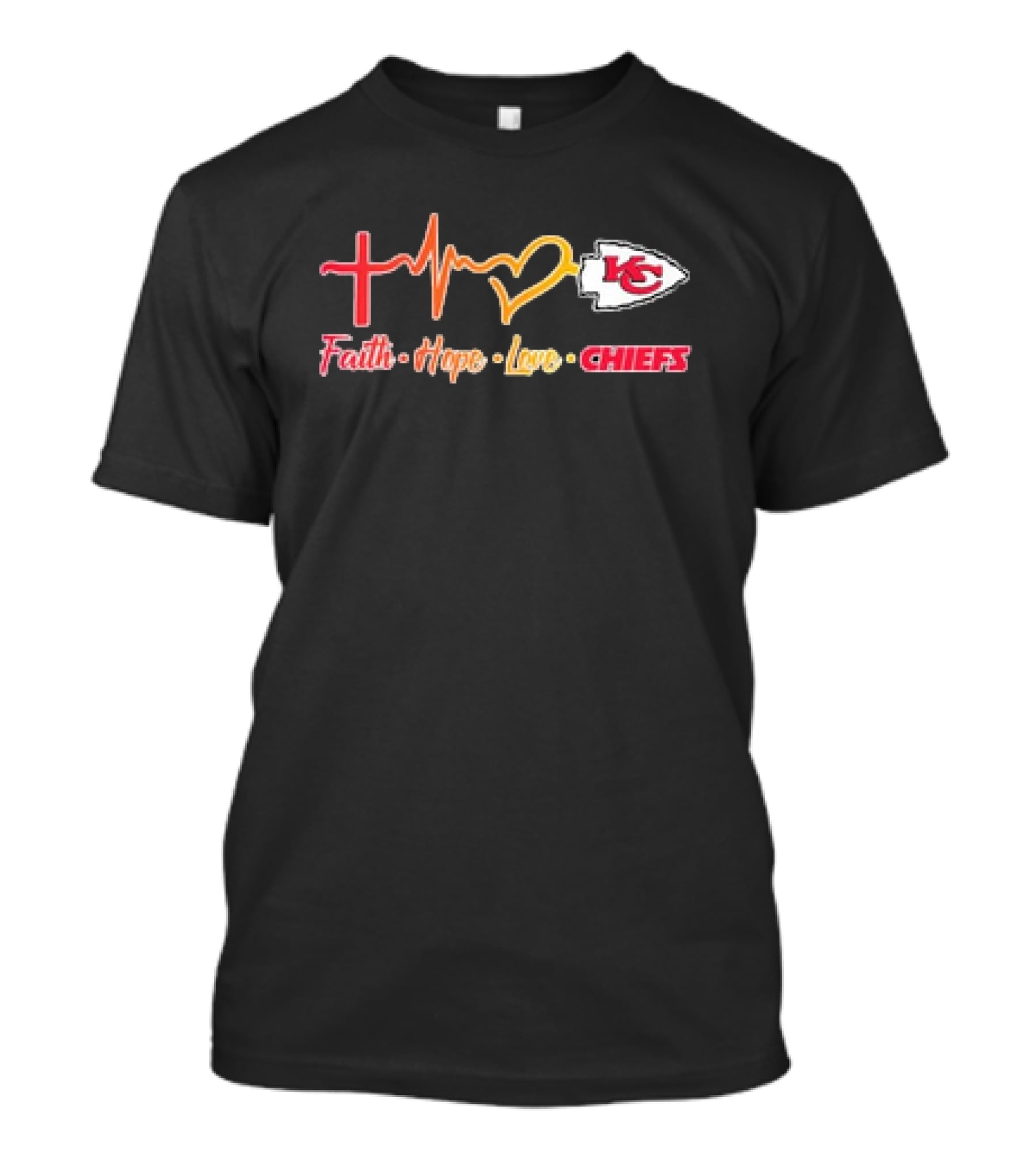 Faith Hope Love Kansas City Chiefs T-Shirt