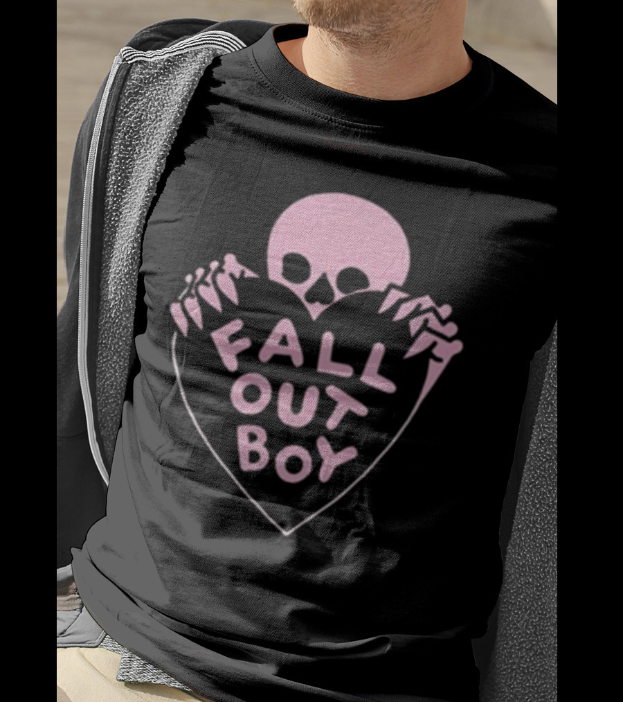 Falloutboy Skeleton Heart T-Shirt