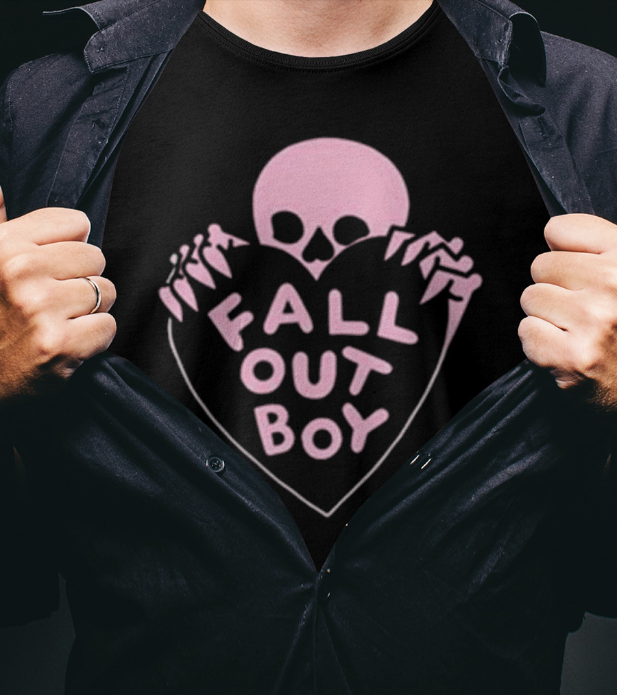 Falloutboy Skeleton Heart T-Shirt