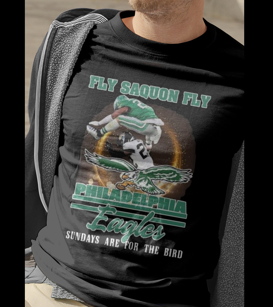 Fly Saquon Fly Philadelphia Eagles Sundays Are For The Bird T-Shirt