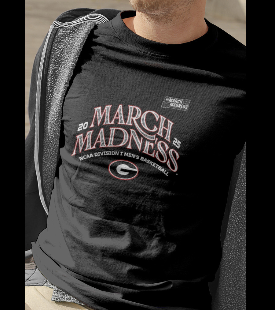 Georgia Men’s Basketball 2025 March Madness Bound T-Shirt