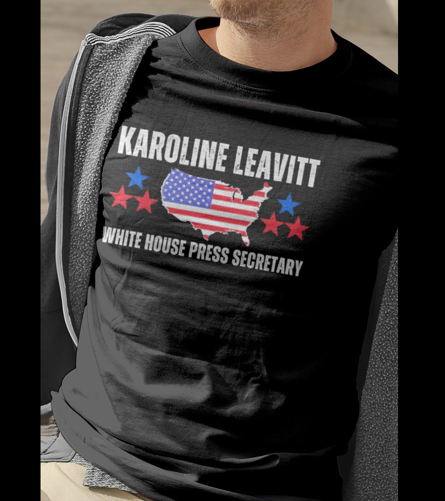 Funny Karoline Caroline Leavitt White House Press Secretary T-Shirt