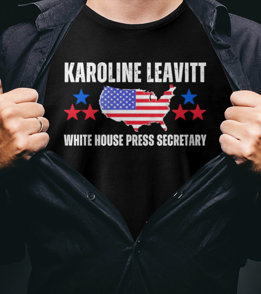 Funny Karoline Caroline Leavitt White House Press Secretary T-Shirt