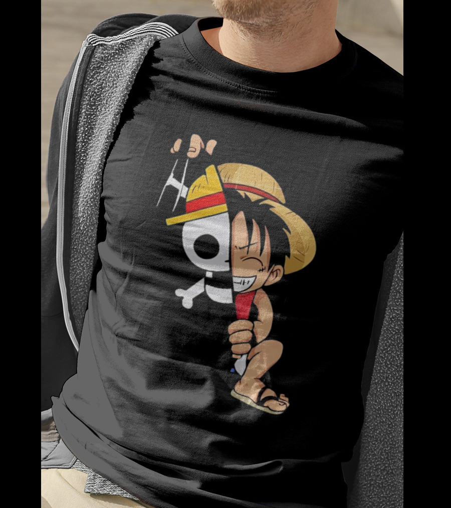 Funny Monkey D Luffy One Piece Anime Character T-Shirt