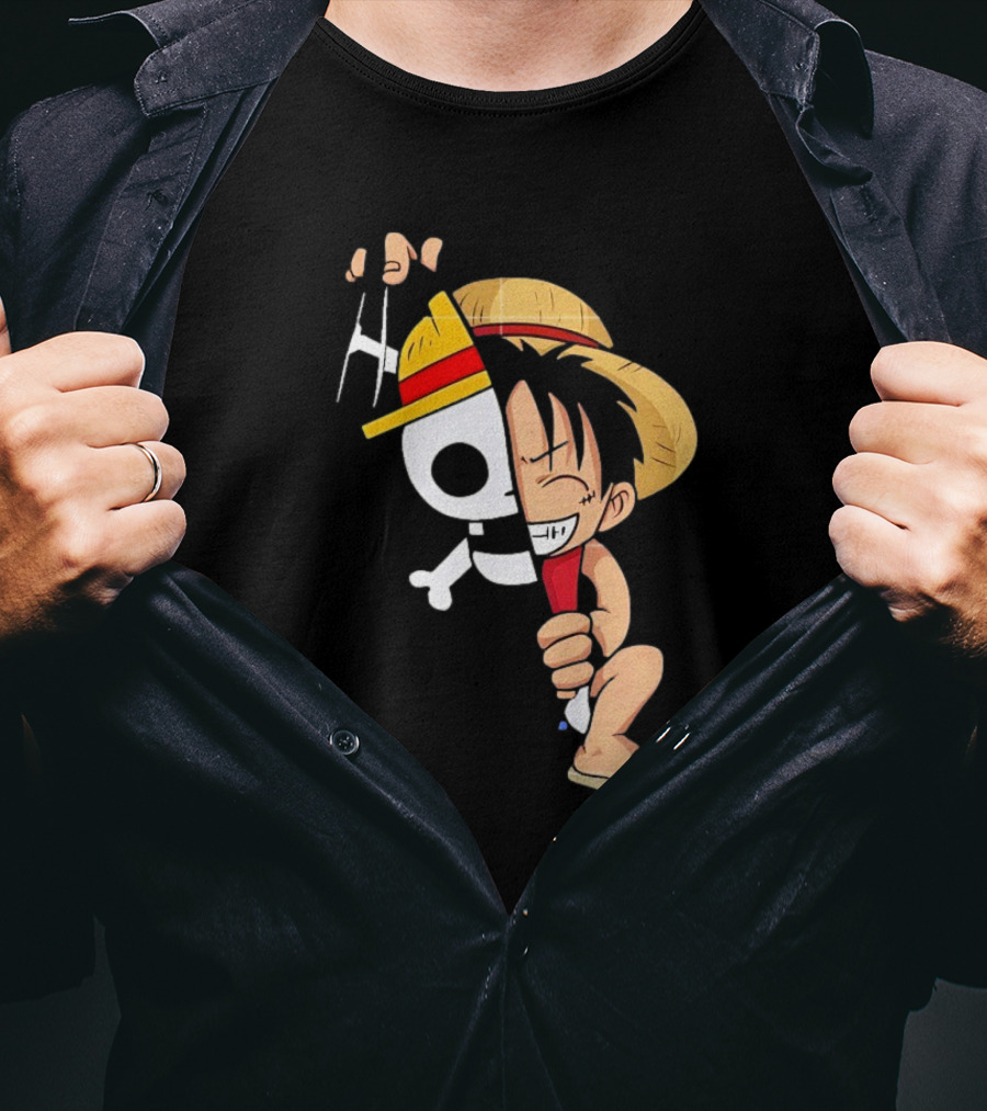 Funny Monkey D Luffy One Piece Anime Character T-Shirt