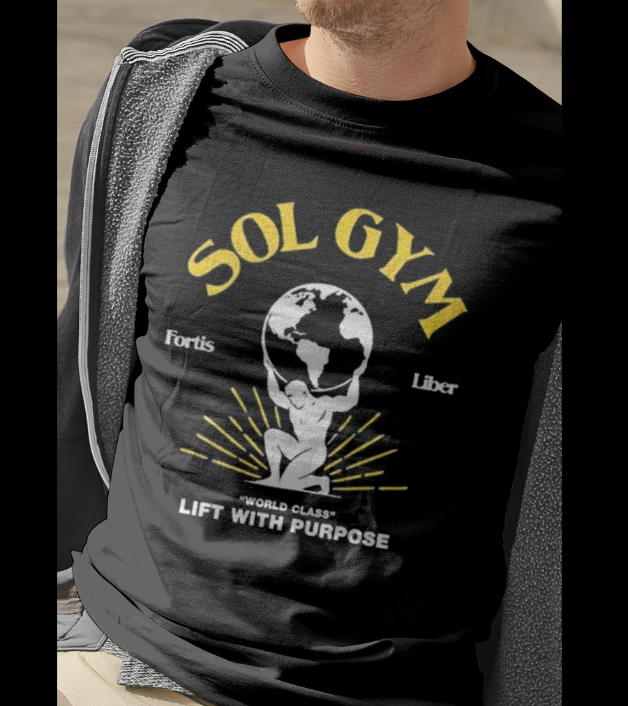 Glyph Sol Gym Fortis Liber World Class Lift With Purpose T-Shirt