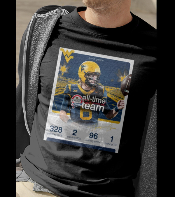 Garrett Greene Scooter’s Coffee Frisco Bowl All-Time Second Team With 328 Passing Yards Signature T-Shirt