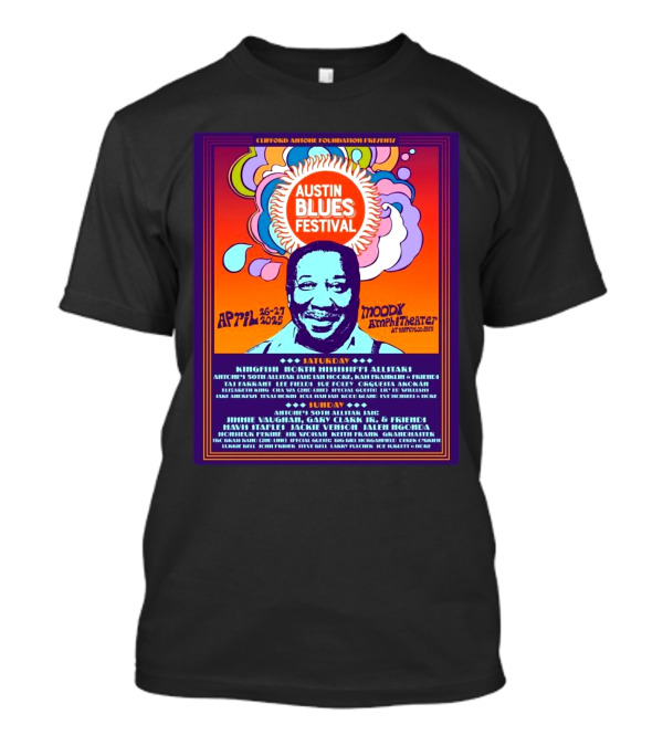 Gary Clark Jr. And Jimmie Vaughan To Lead Allstar Jam At Austin Blues Fest 2025 T-Shirt