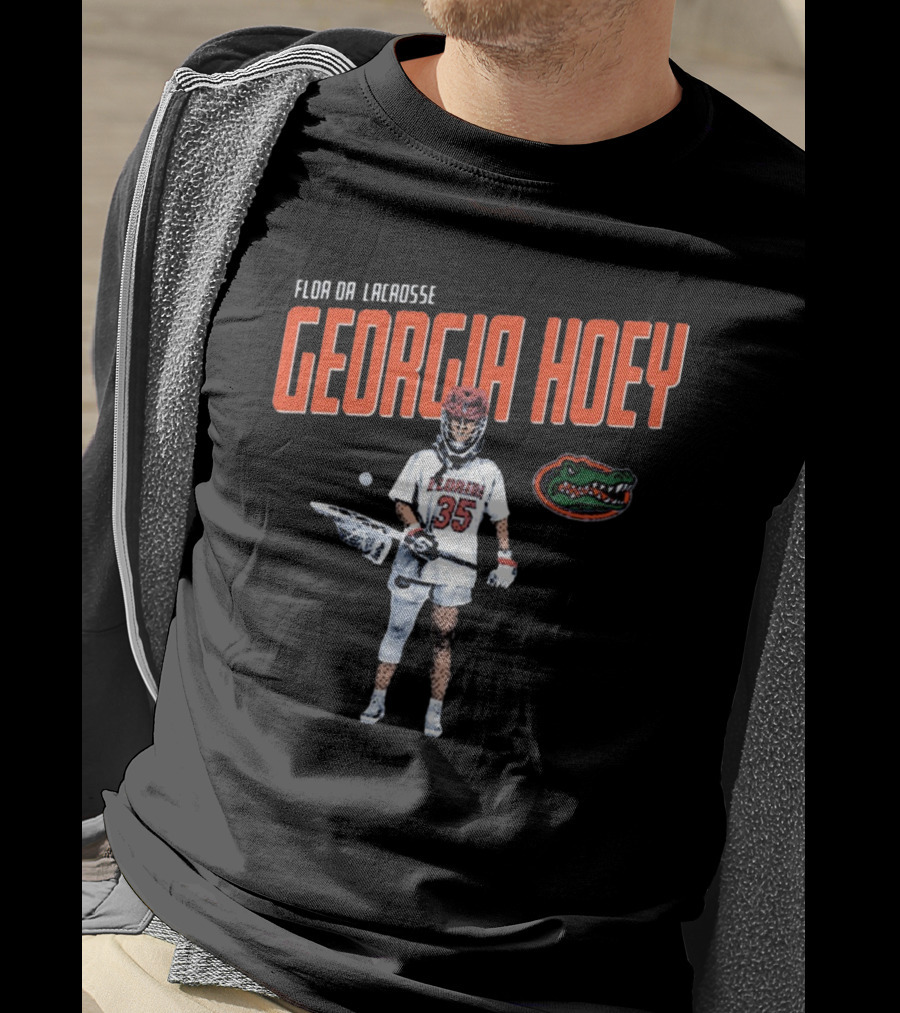 Georgia Hoey Florida Gators Lacrosse NCAA Division I Cartoon 2025 T-Shirt