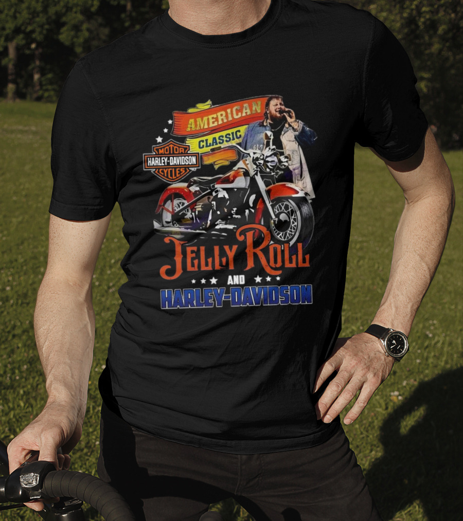 Harley Davidson – Jelly Roll American Classic Signature T-Shirt