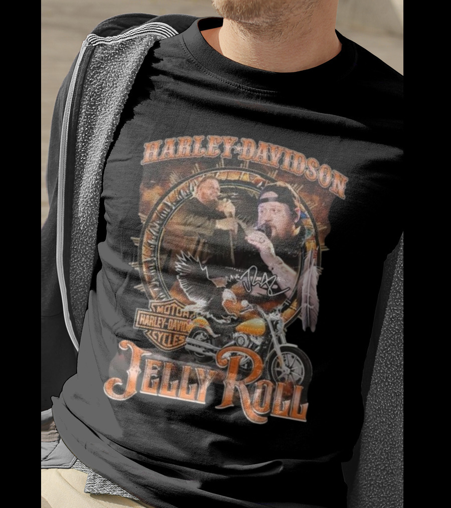 Harley-Davidson Jelly Roll Signature News 2025 T-Shirt