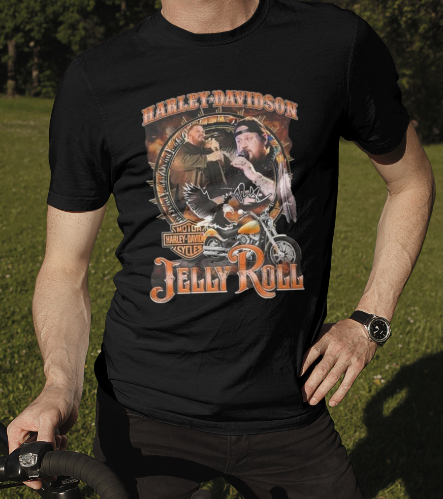 Harley-Davidson Jelly Roll Signature News 2025 T-Shirt