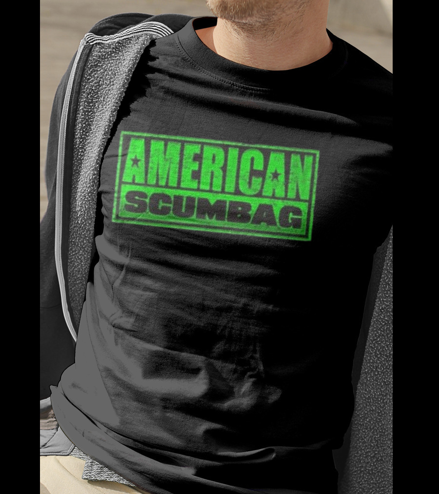 Hazheart American Scumbag Logo T-Shirt