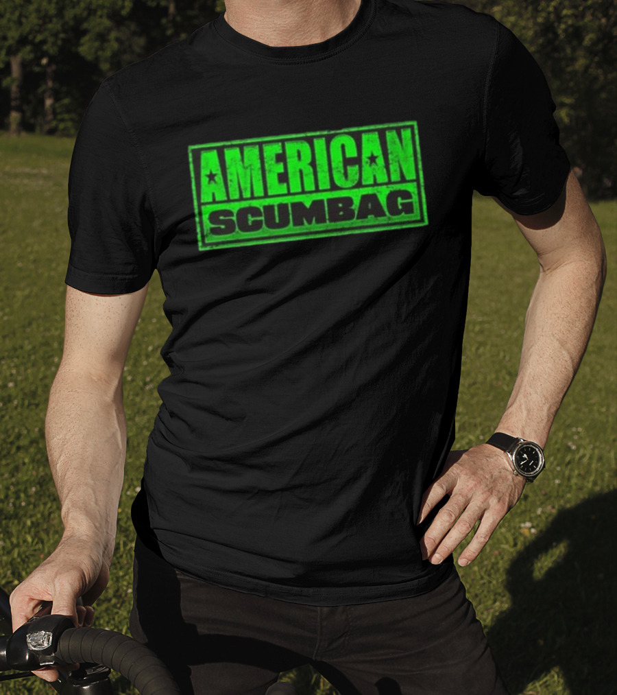 Hazheart American Scumbag Logo T-Shirt