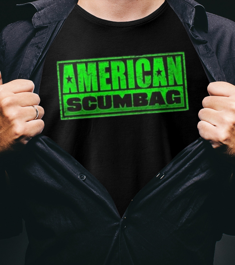 Hazheart American Scumbag Logo T-Shirt