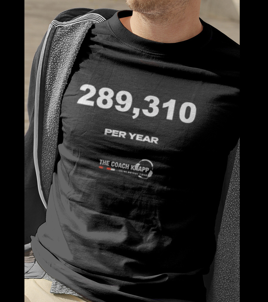 Greg Knapp 289 310 Per Year Memorial Fund T-Shirt