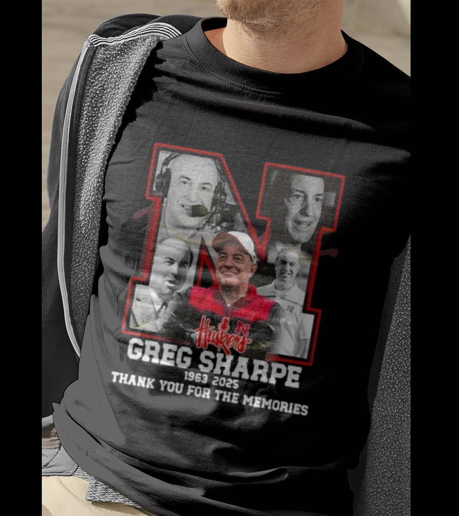 Greg Sharpe 1963-2025 Thank You For The Memories T-Shirt
