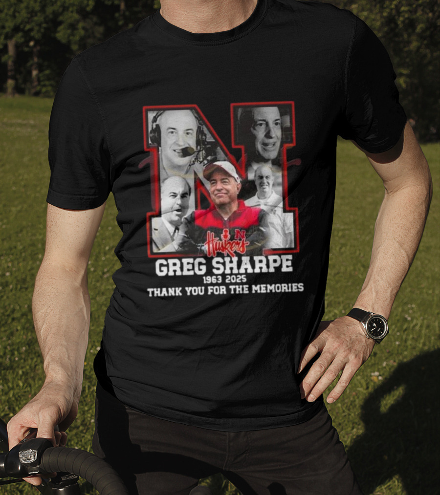 Greg Sharpe 1963-2025 Thank You For The Memories T-Shirt