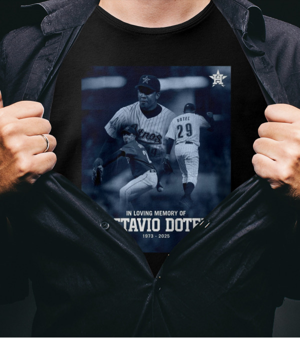 Houston Astros RIP In Loving Memory Of Octavio Dotel 1973 – 2025 T-Shirt