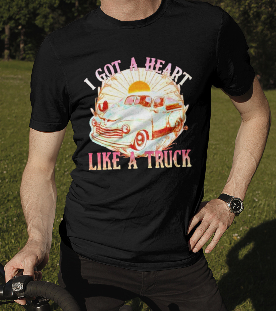 Heart Like A Truck Western Boho Sunset Desert T-Shirt