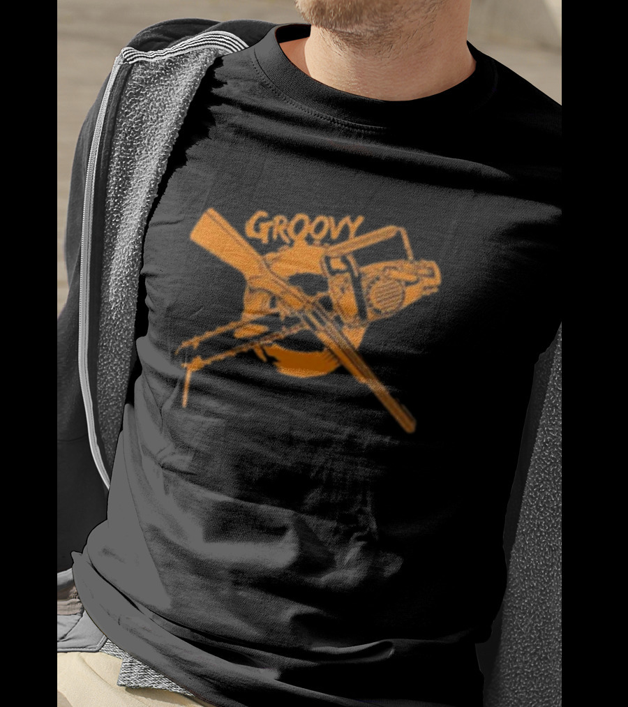 Groovy Chainsaw And Boomstick Shotgun T-Shirt