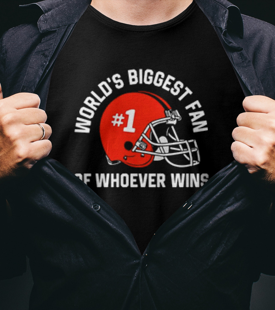 Helmet World’s Biggest Fan Of Whoever Wins T-Shirt