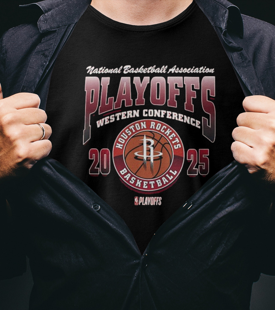 Houston Rockets 2025 NBA Playoff Eastern Conference T-Shirt