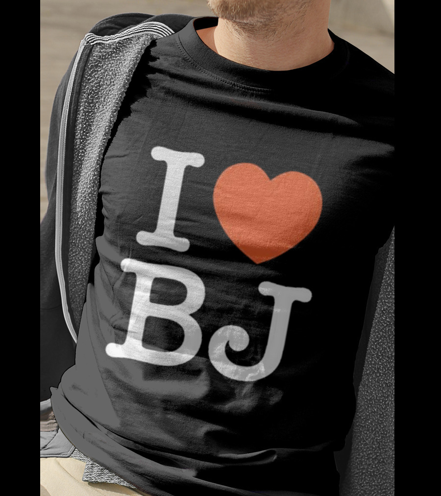 I Love Bj Ben Johnson T-Shirt