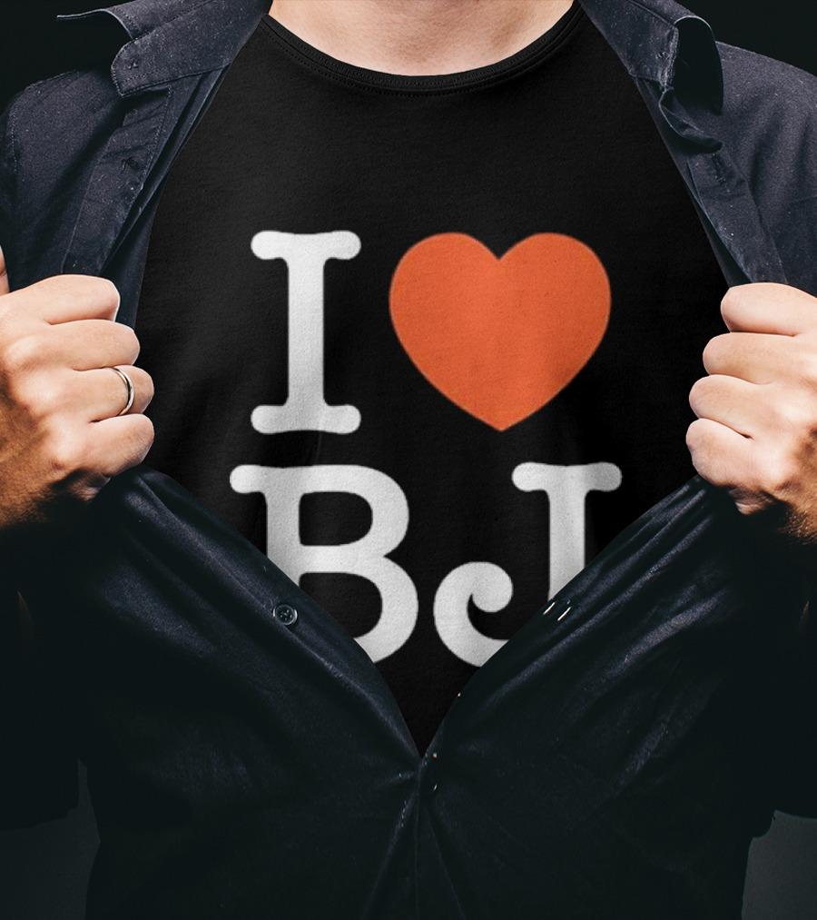I Love Bj Ben Johnson T-Shirt