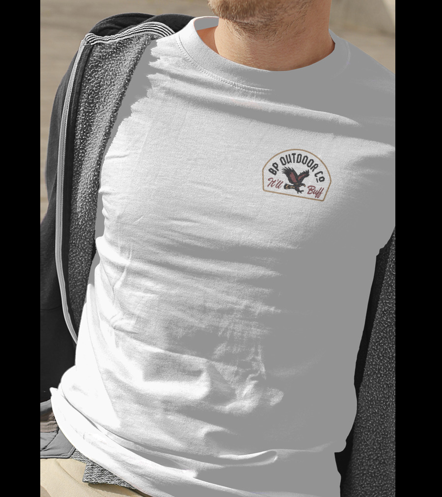BP Outdoor Co It'll Buff Eagle Badge T-Shirt