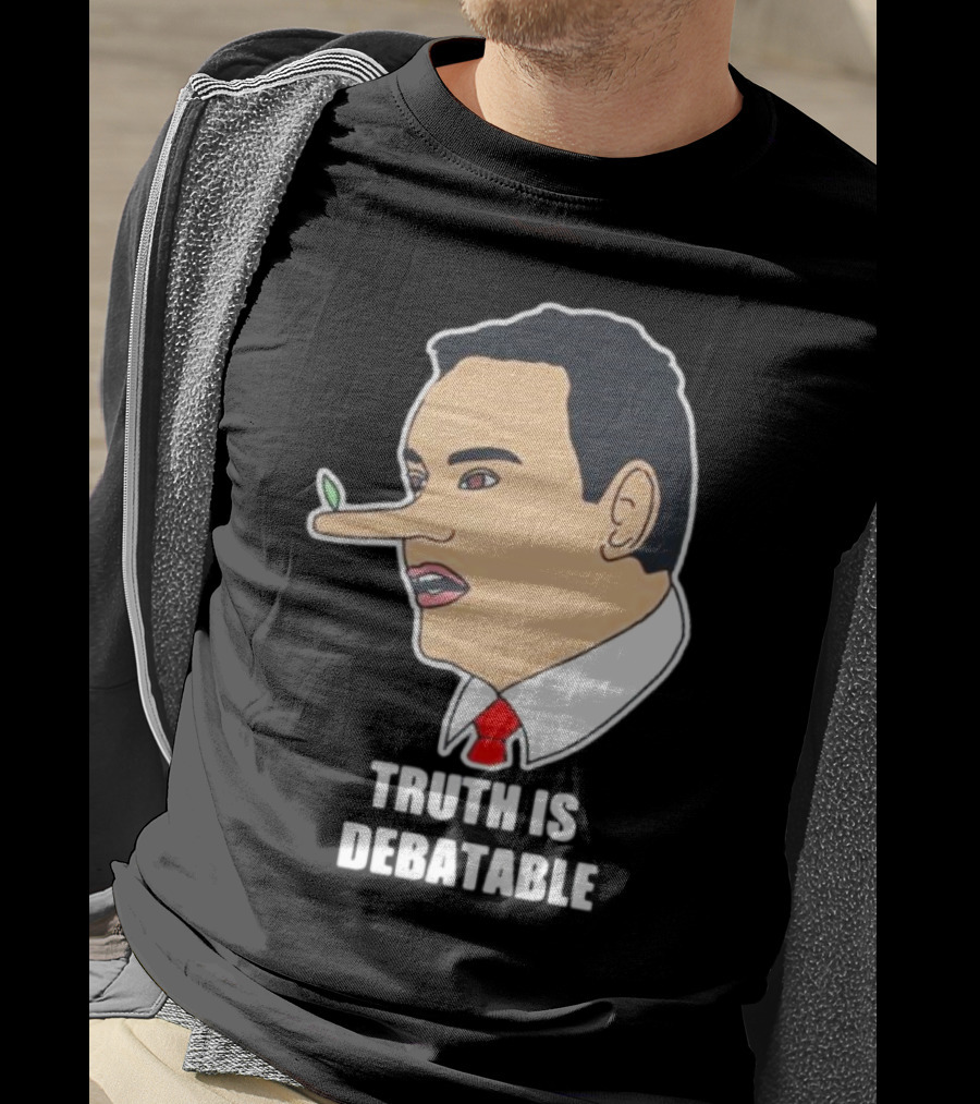 Funny George Santos Congressman Truth Is Debatable Nose T-Shirt