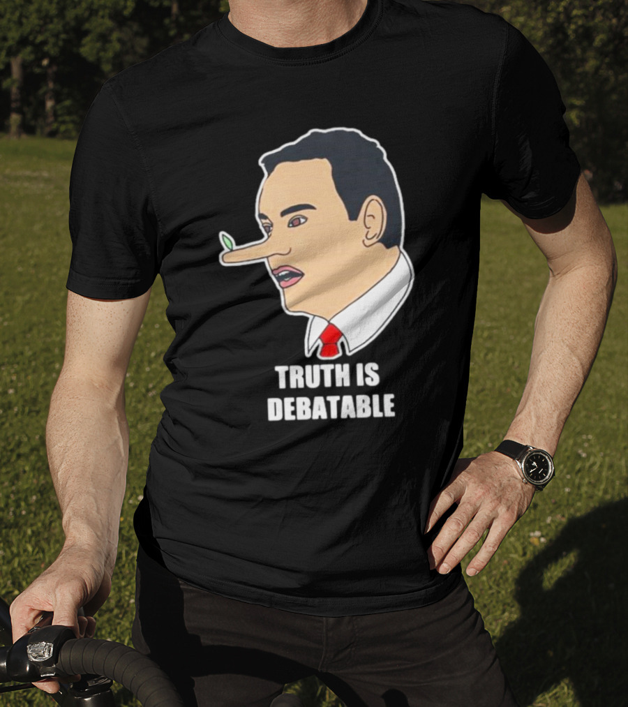 Funny George Santos Congressman Truth Is Debatable Nose T-Shirt
