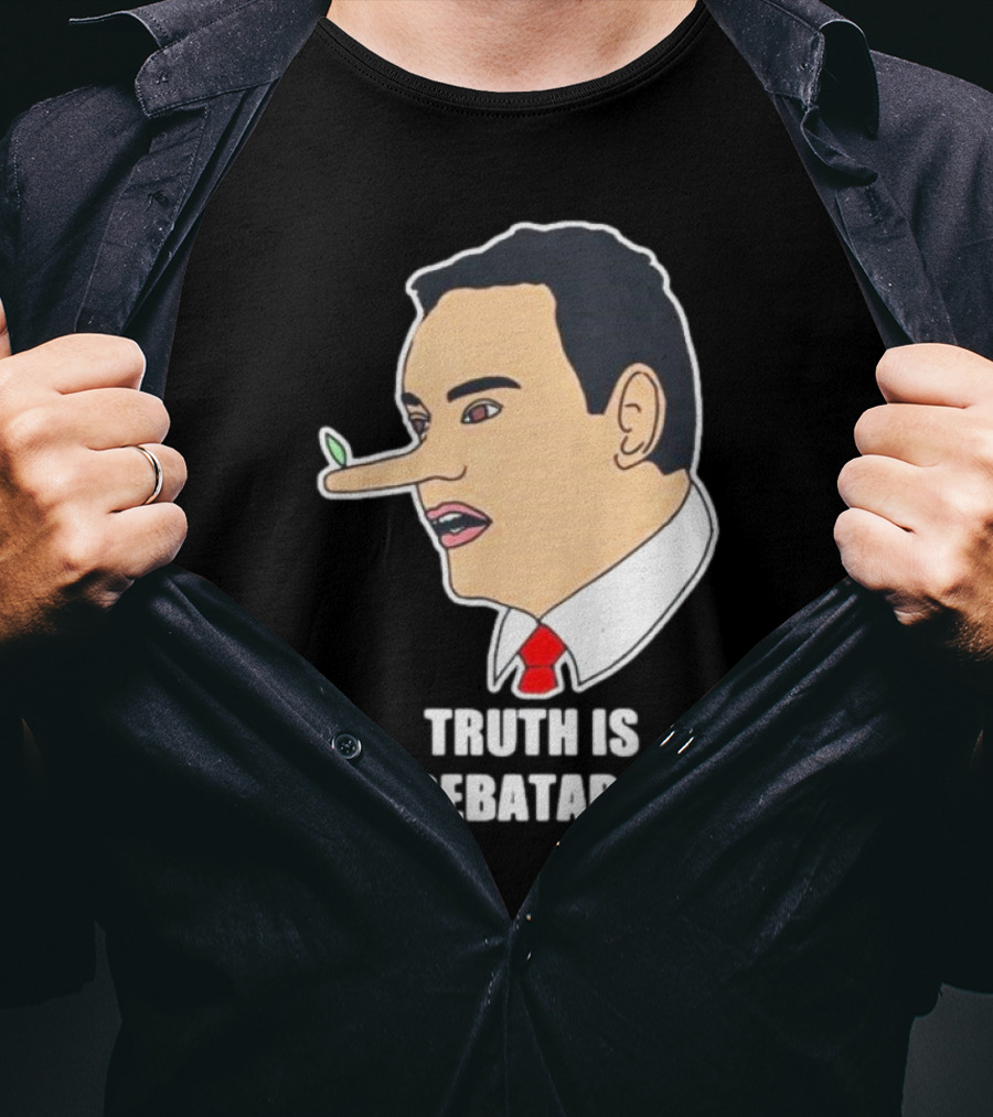 Funny George Santos Congressman Truth Is Debatable Nose T-Shirt