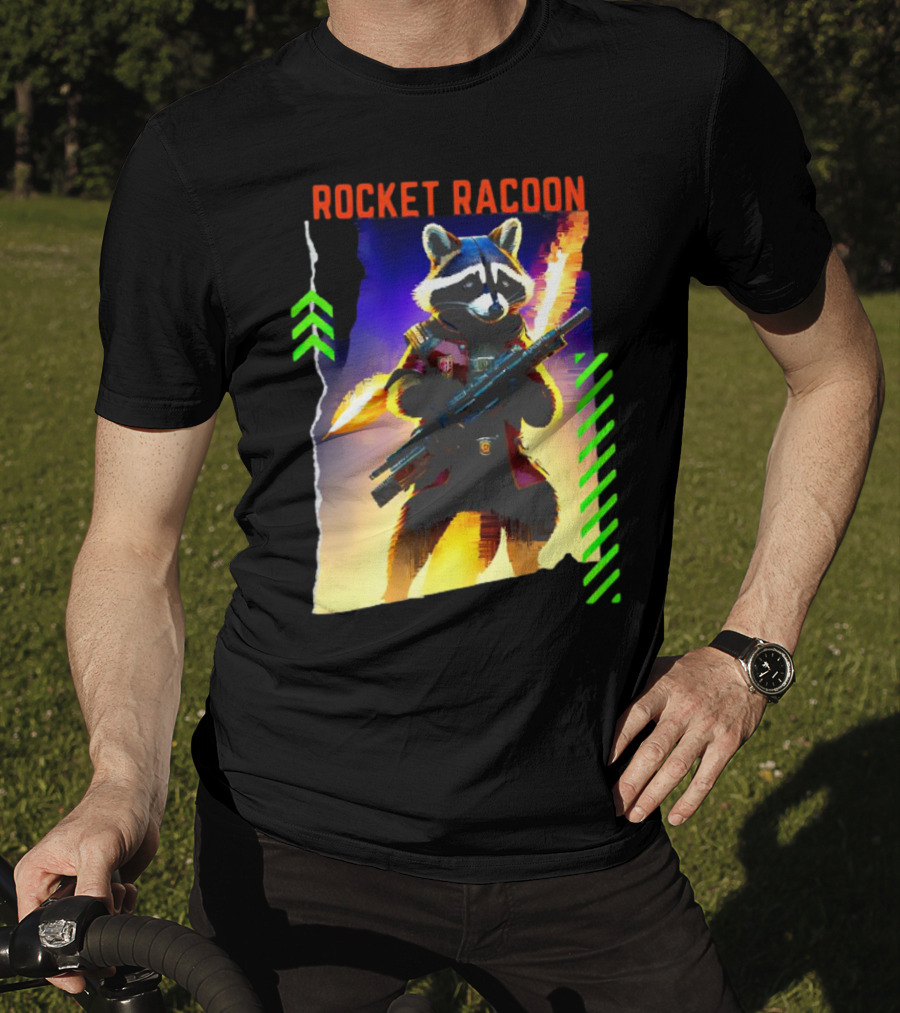 Rocket Raccoon Guardians Of The Galaxy Vol 3 Character T-Shirt