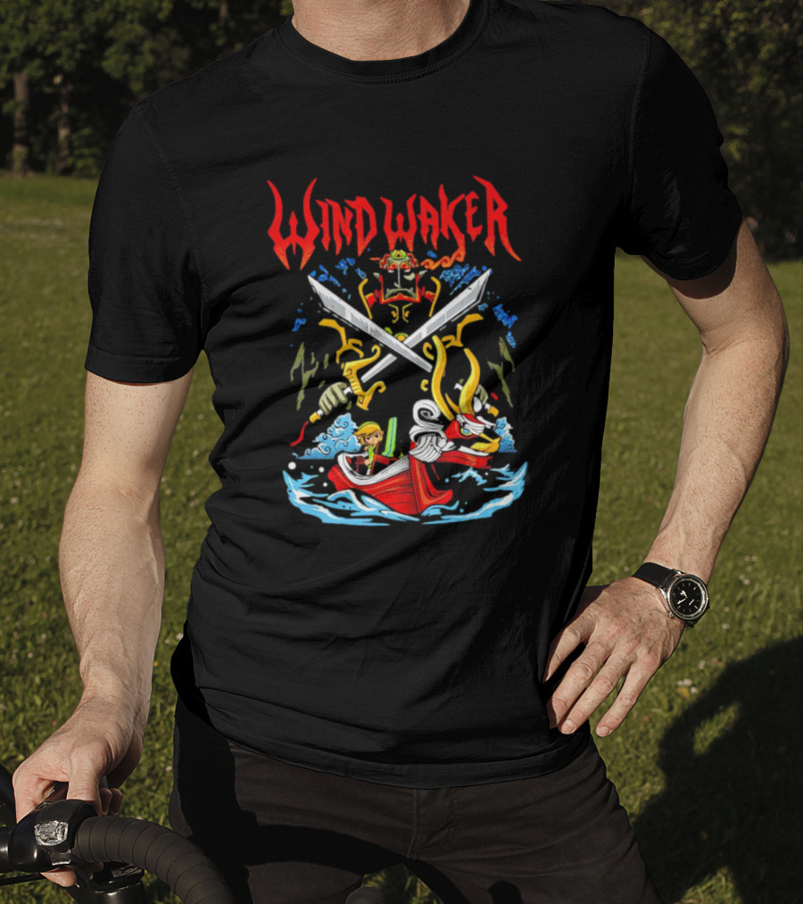 The Legend Of Zelda Wind Waker Link Ganondorf Boat Adventure T-Shirt